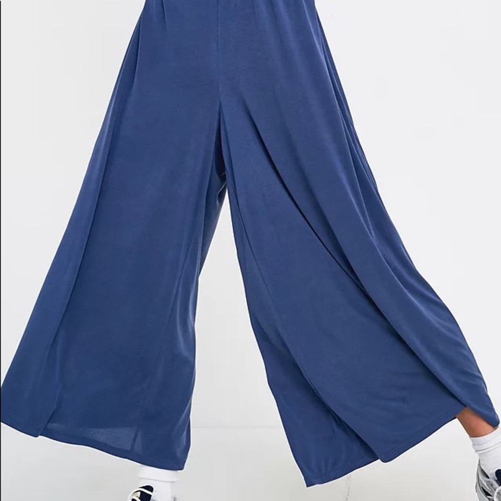 Urban Outfitters Martha Wide-Leg Jumpsuit in Blue (XS) - Picture 3 of 7
